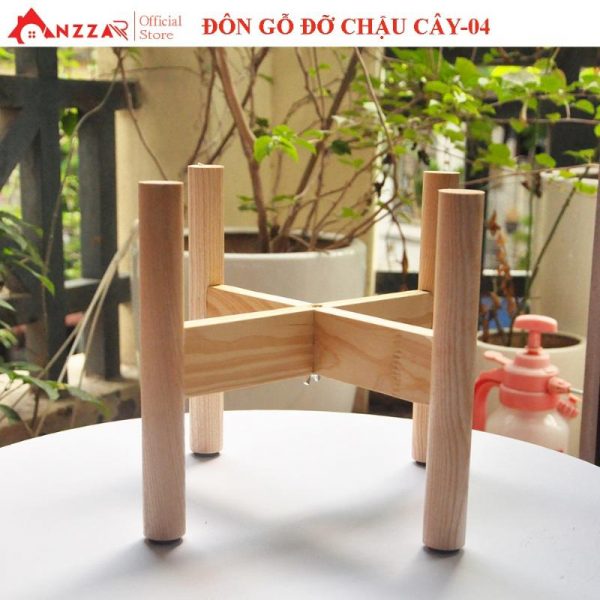 Đôn gỗ để chậu cây