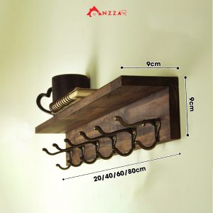 Kích-thước-Kệ-Gỗ-Để-Đồ-Lưu-Niệm-Kèm-Móc-Treo-Quần-Áo-Hình-Chữ-V-decor-trang-trí