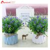 Chậu hoa baby nhân tạo decor quán cà phê, trà sữa