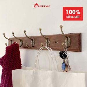 Móc-Gỗ-treo-tường-Óc-Chó-Cao-Cấp-Bo-Vuông-từ-Anzzar