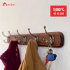 Móc gỗ óc chó cao cấp bo tròn thủ công tinh sảo