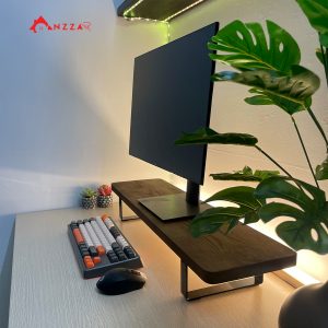 Kệ-màn-hình-chân-sắt-từ-gỗ-tự-nhiên-anzzar