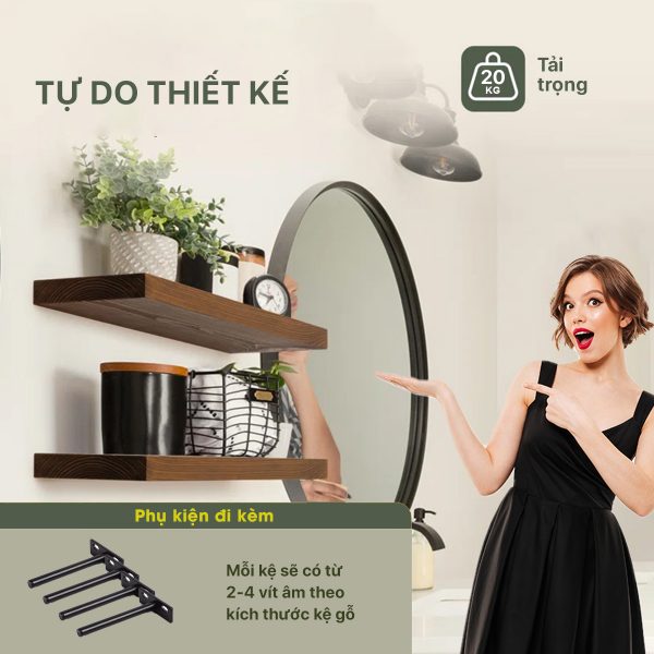 Kệ-Gỗ-Treo-Tường-Âm-Tường-Gỗ-Thông-Nguyên-Khối-3.5cm-tự-do-thiết-kế-kệ-lơ-lững